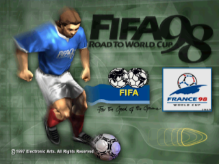 FIFA 99 title screen for Playstation